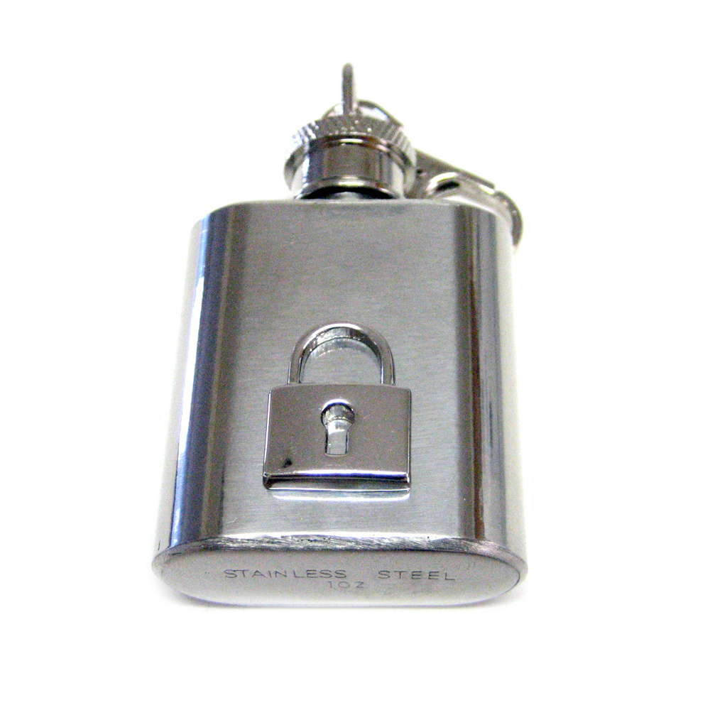 Lock Key Chain Flask - image 1